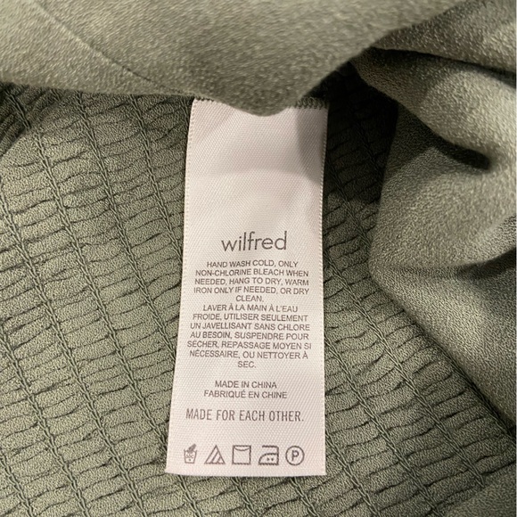 Wilfred - Novella Shortsleeve Blouse - Bitter Sage - Size XS - Picture 4 of 6